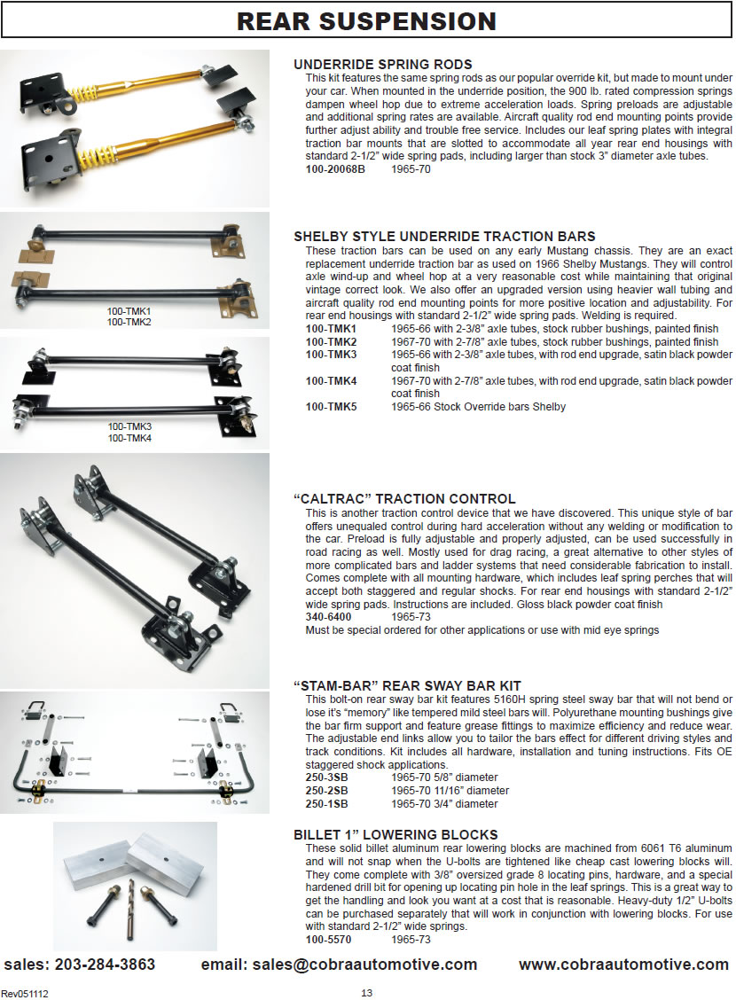 Rear Suspension